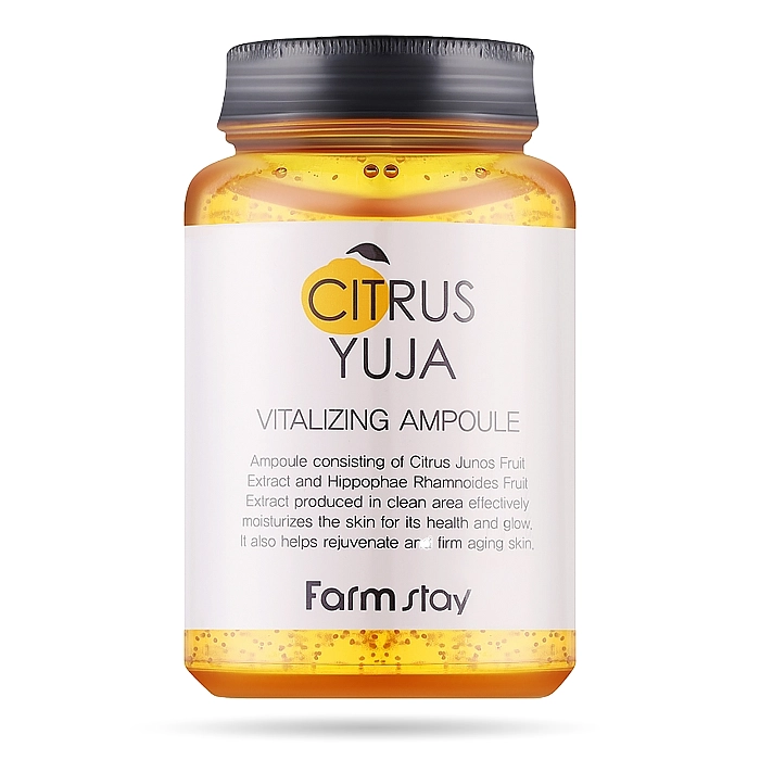 آمپول روشن‌کننده و آبرسان یوجا فارم استی مناسب انواع پوست حتی پوست حساس ۲۵۰ میل