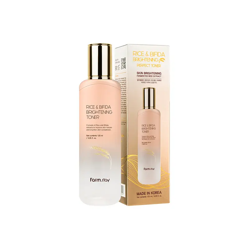 تونر روشن کننده برنج و بیفیدا فارم استی مناسب انواع پوست ۱۲۰ میل