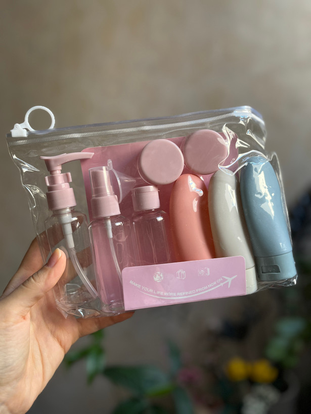 پک ظروف آرایشی مسافرتی ۸ تکه